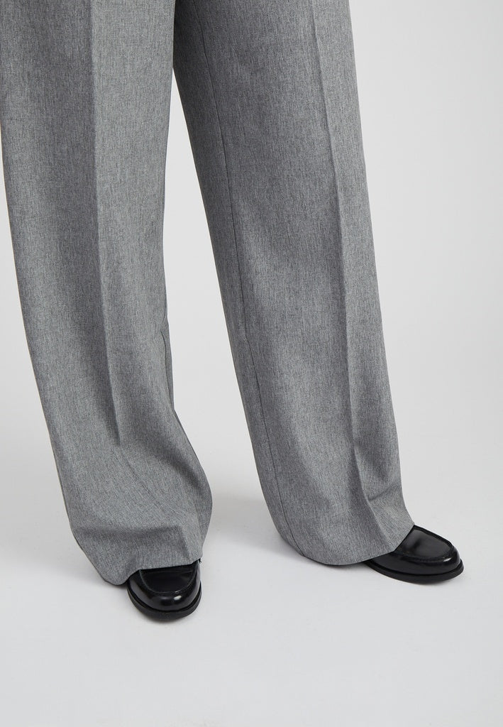 Peppercorn PCGaia Pants Pant 2323M High-rise Grey Melange