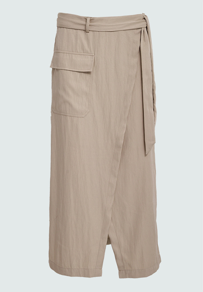 Peppercorn PCGerly Belt Skirt Skirt 0274 LIGHT SAND