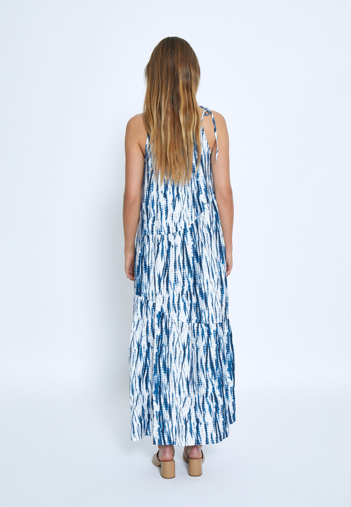 Peppercorn PCGigi Maxi Dress Dress 5007P Palace Blue Print