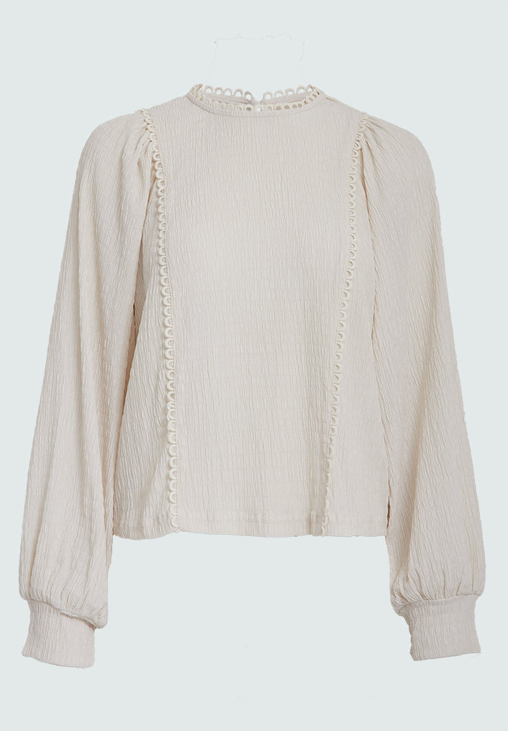 Peppercorn PCGillian Blouse Blouse 0202 Whitecap Grey