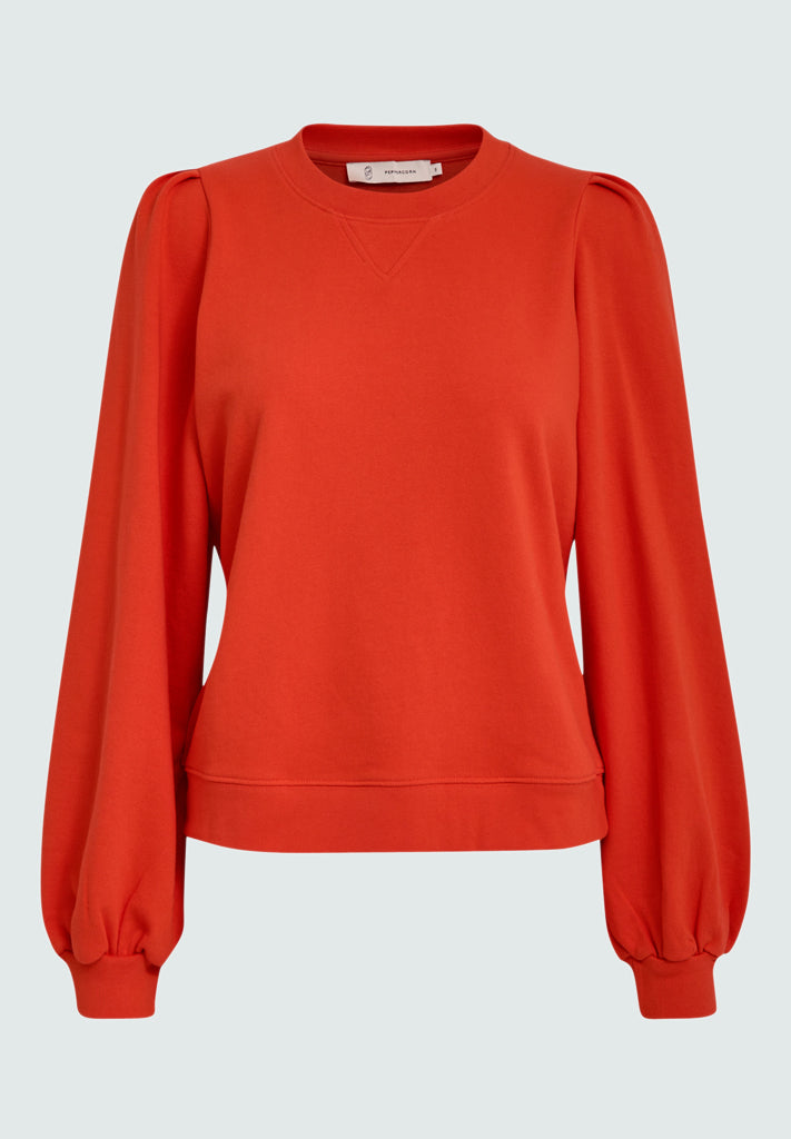 Peppercorn PCGloria GOTS Sweatshirt Sweatshirt 4071 GRENADINE
