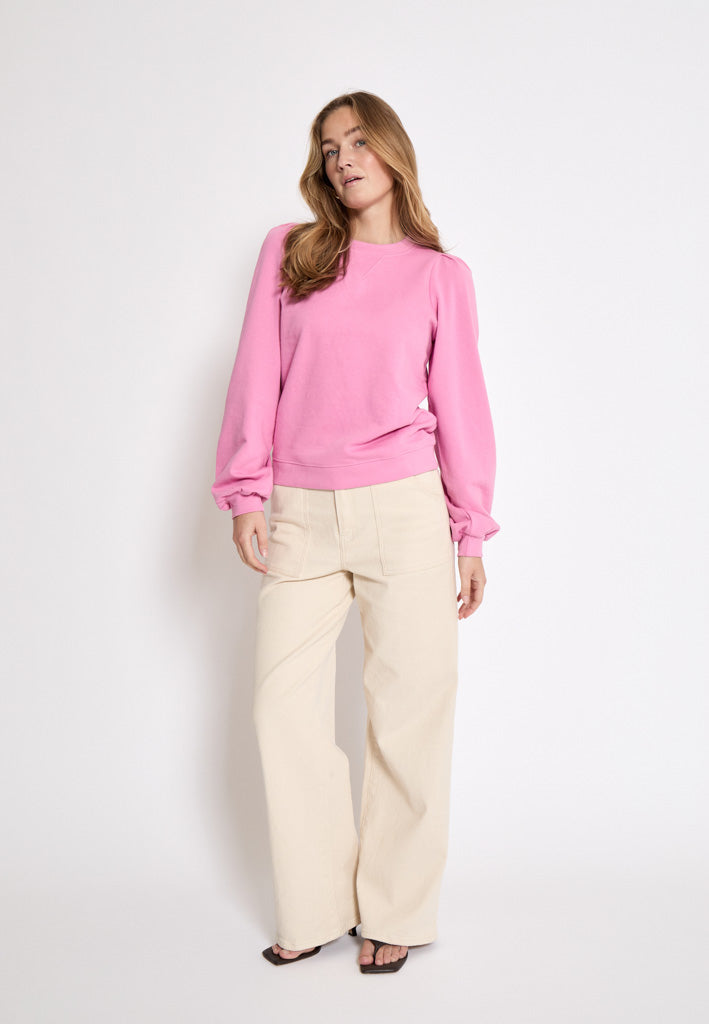 Peppercorn PCGloria GOTS Sweatshirt Sweatshirt 4630 Moonlite Mauve Pink