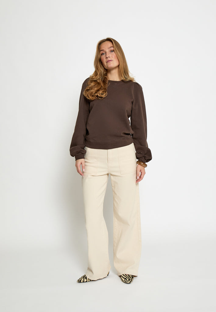 Peppercorn PCGloria GOTS Sweatshirt Sweatshirt 5510 Chocolate Brown