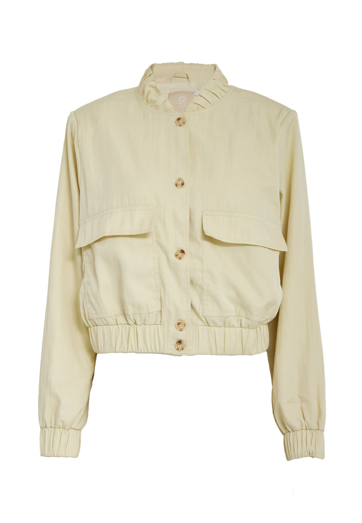 Peppercorn PCGrady Bomber Jacket Vest 1006 FRENCH VANILLA