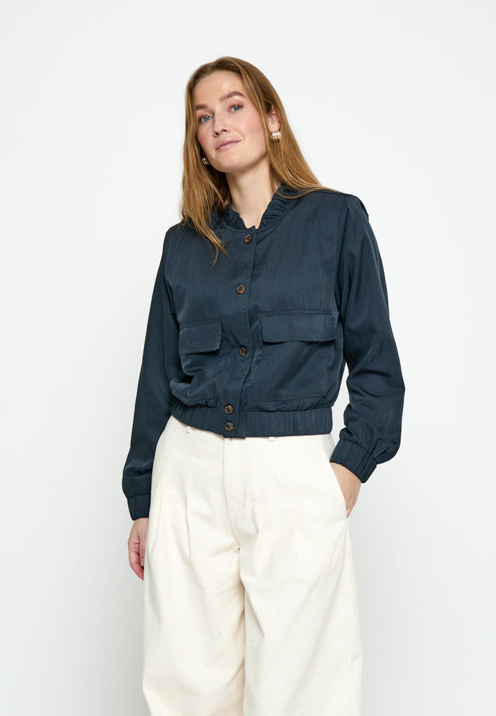 Peppercorn PCGrady Bomber Jacket Vest 5270 Dark Navy