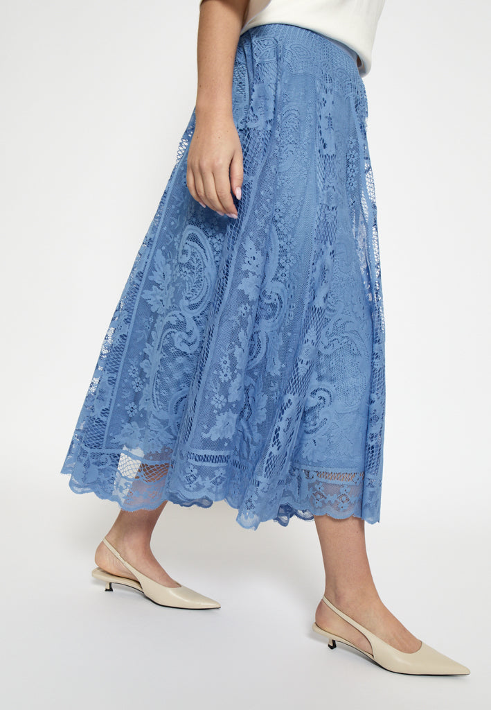 Peppercorn PCGreta Lace Skirt Skirt 2016 CORNFLOWER BLUE