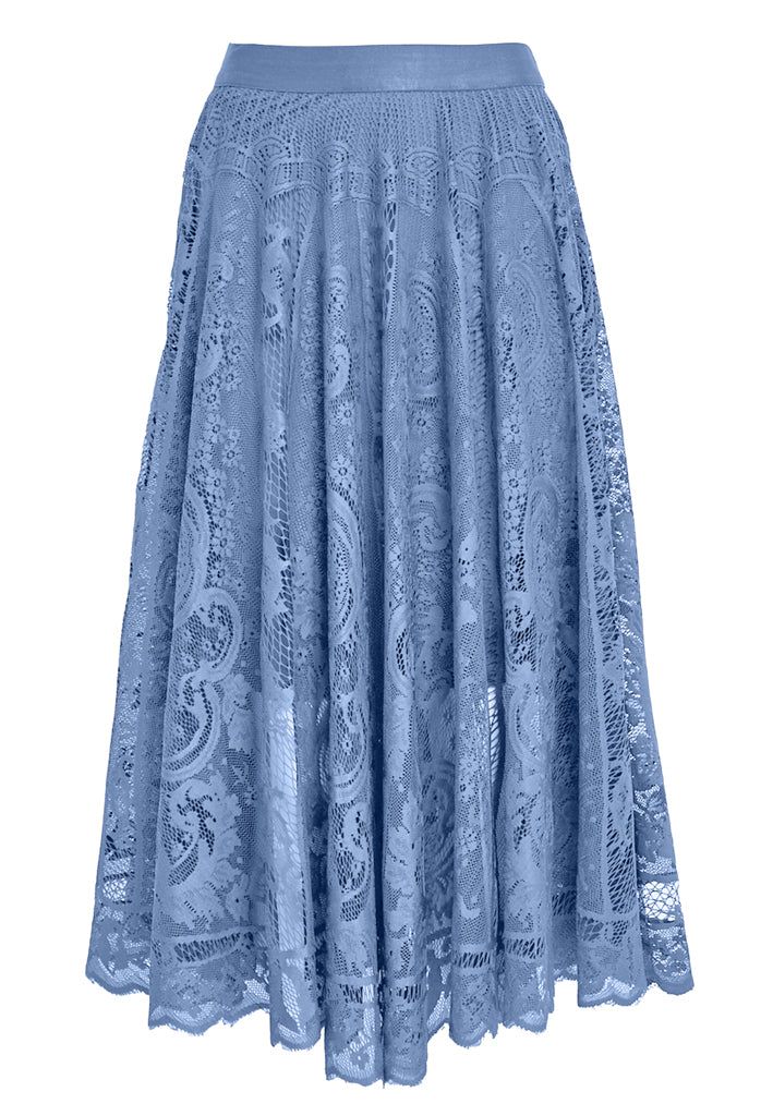 Peppercorn PCGreta Lace Skirt Skirt 2016 CORNFLOWER BLUE