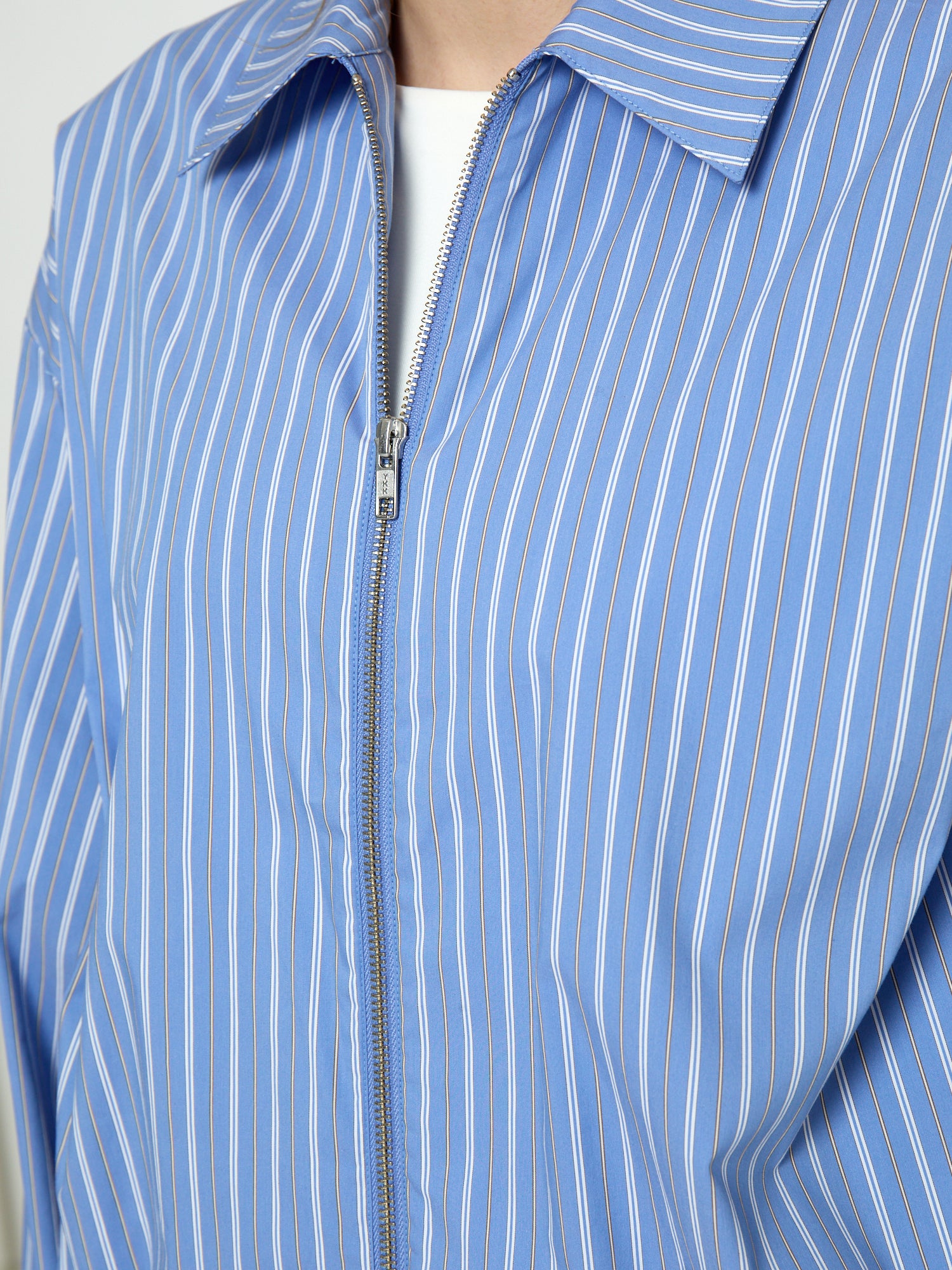 Peppercorn PCHanna Shirt Jacket Jacket 1049S Vista Blue Stri.