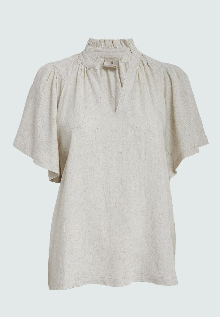 Peppercorn PCHannah Blouse Blouse 0202M Whitecap Grey mel