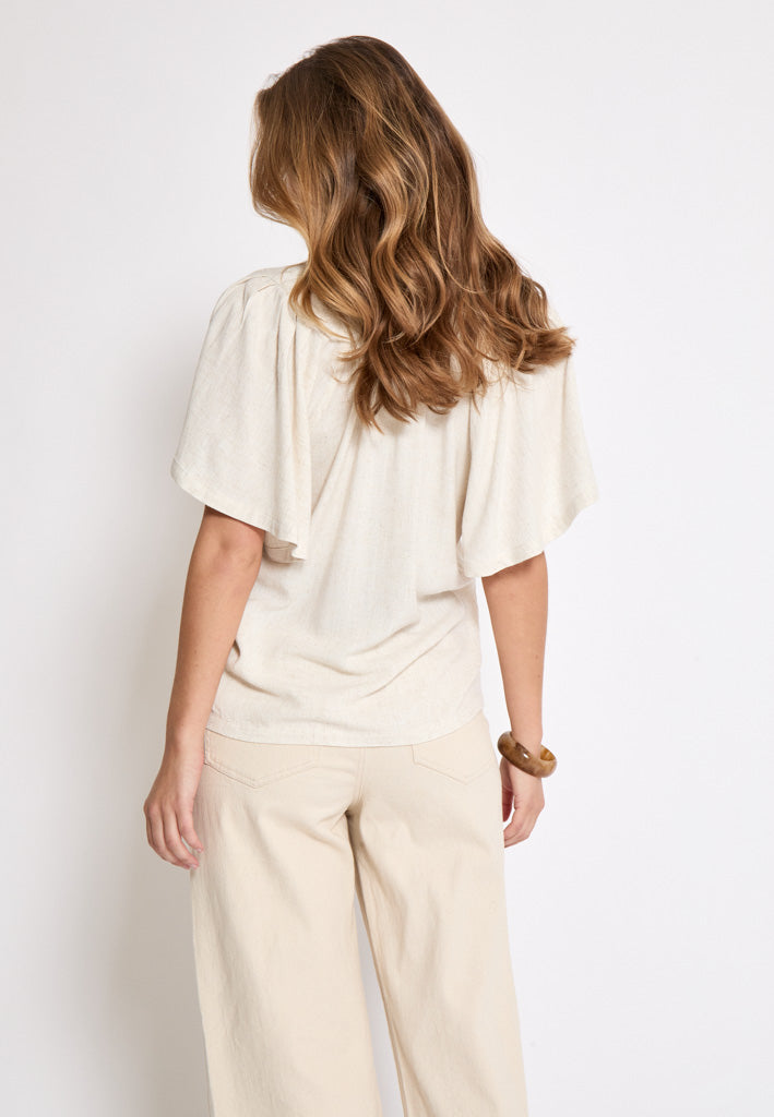 Peppercorn PCHannah Blouse Blouse 0202M Whitecap Grey mel