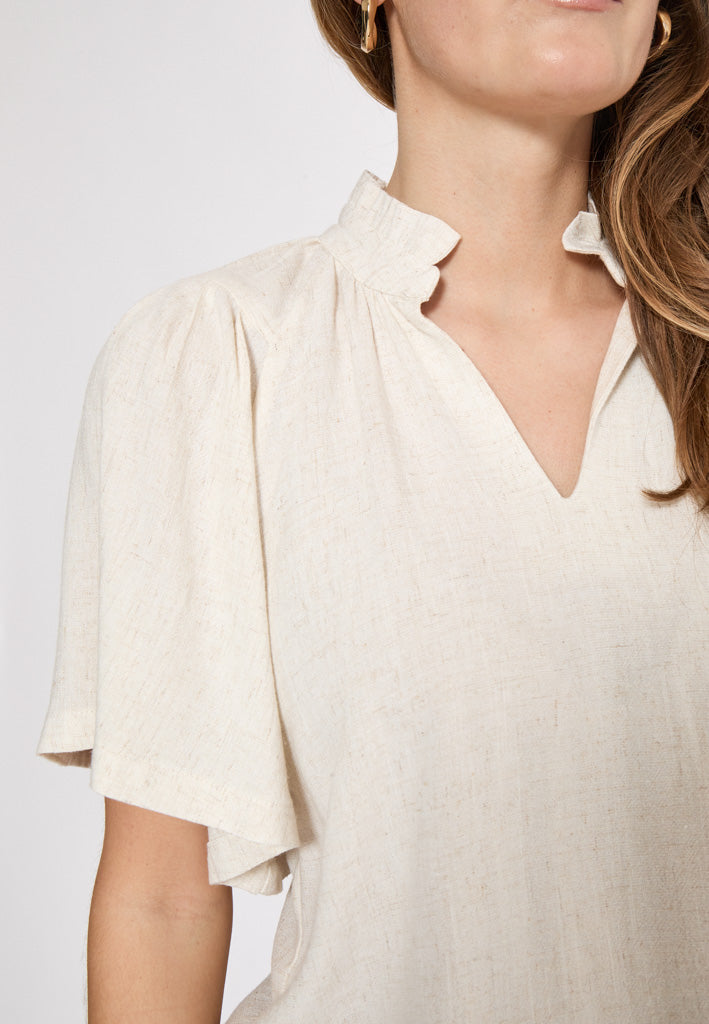 Peppercorn PCHannah Blouse Blouse 0202M Whitecap Grey mel