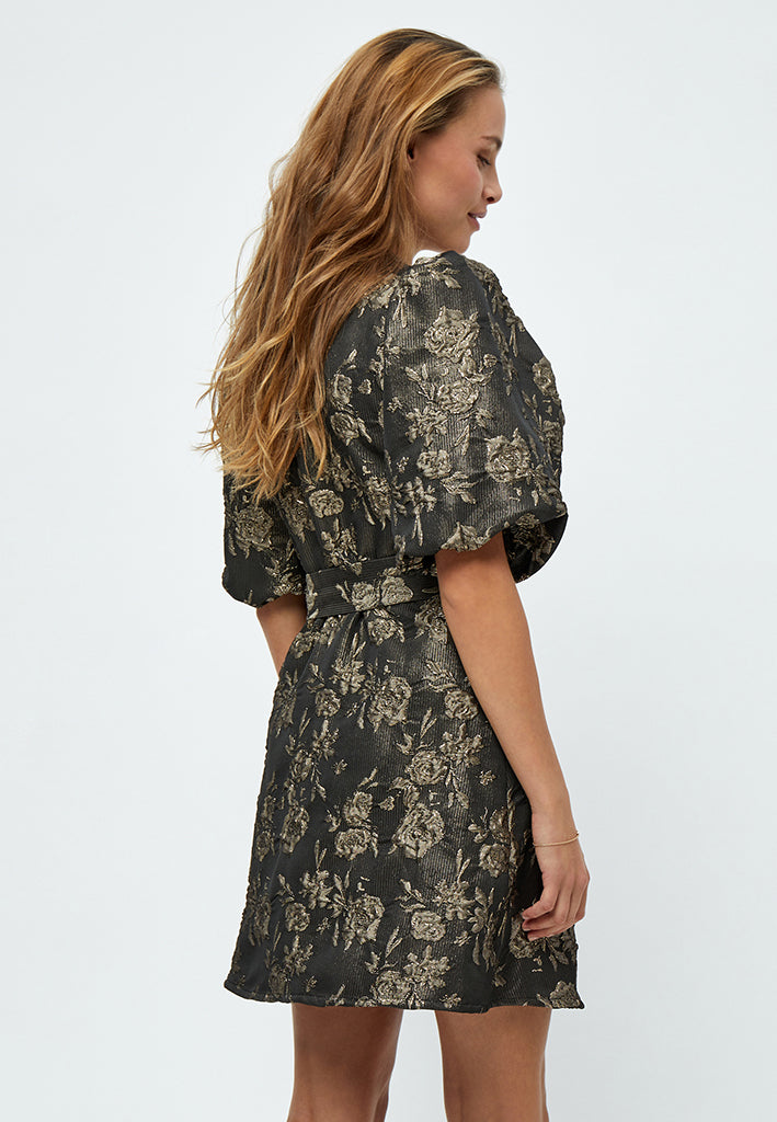 Peppercorn PCHatisha Wrap Dress Dress 9000P Black Print