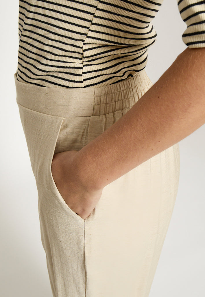 Peppercorn PCHolly Pant Pant 0202M Whitecap Grey mel