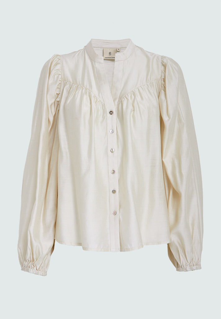 Peppercorn PCIda Shirt Shirt 0011 Gardenia