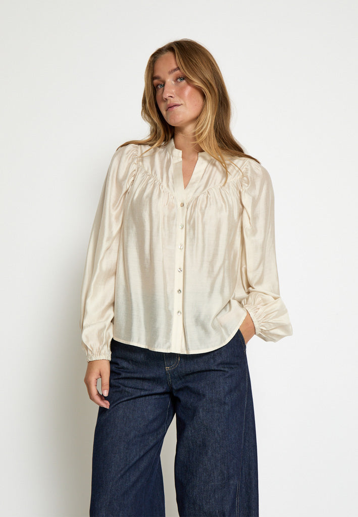 Peppercorn PCIda Shirt Shirt 0011 Gardenia