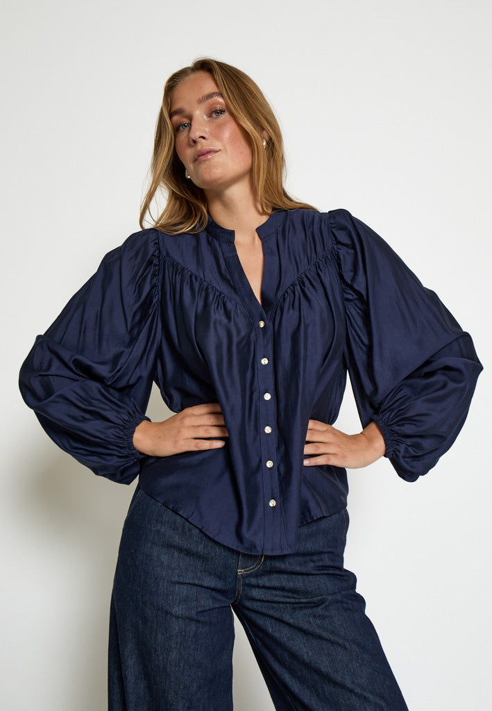 Peppercorn PCIda Shirt Shirt 5270 Dark Navy