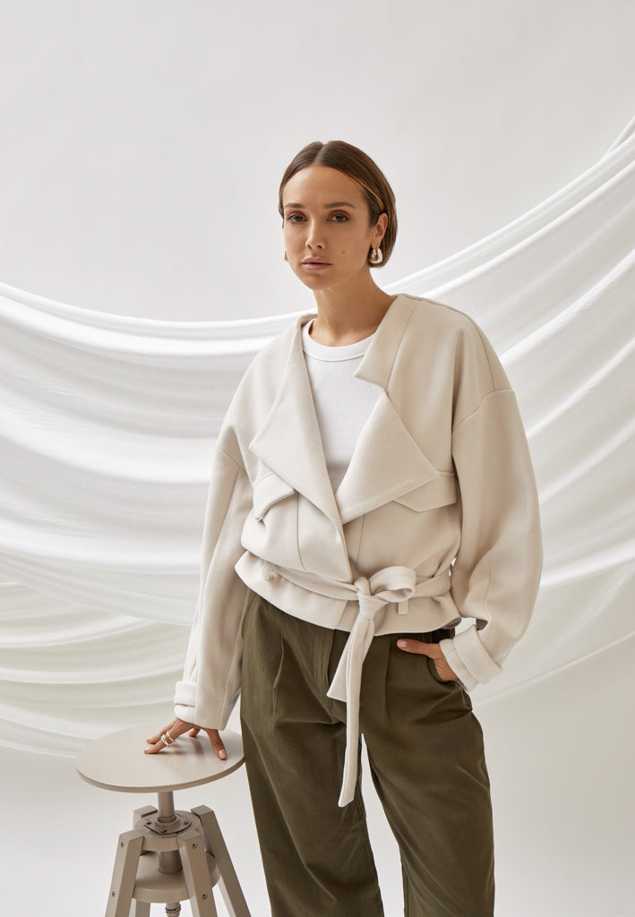Peppercorn PCIlaya Jacket Jacket 0202 Whitecap Grey