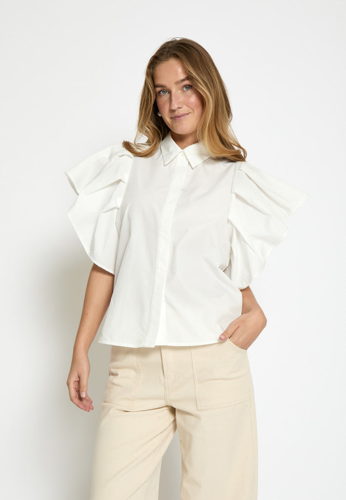 Peppercorn PCIlliona Shirt Shirt 0011 Gardenia