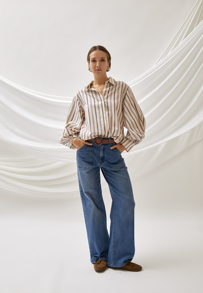 Peppercorn PCIly Shirt Shirt 0202S Whitecap Str.