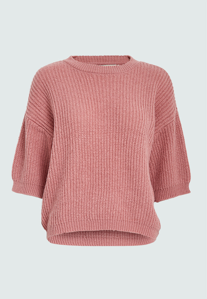 Peppercorn PCIndia Knit Tee Pullover 4458 Ash Rose