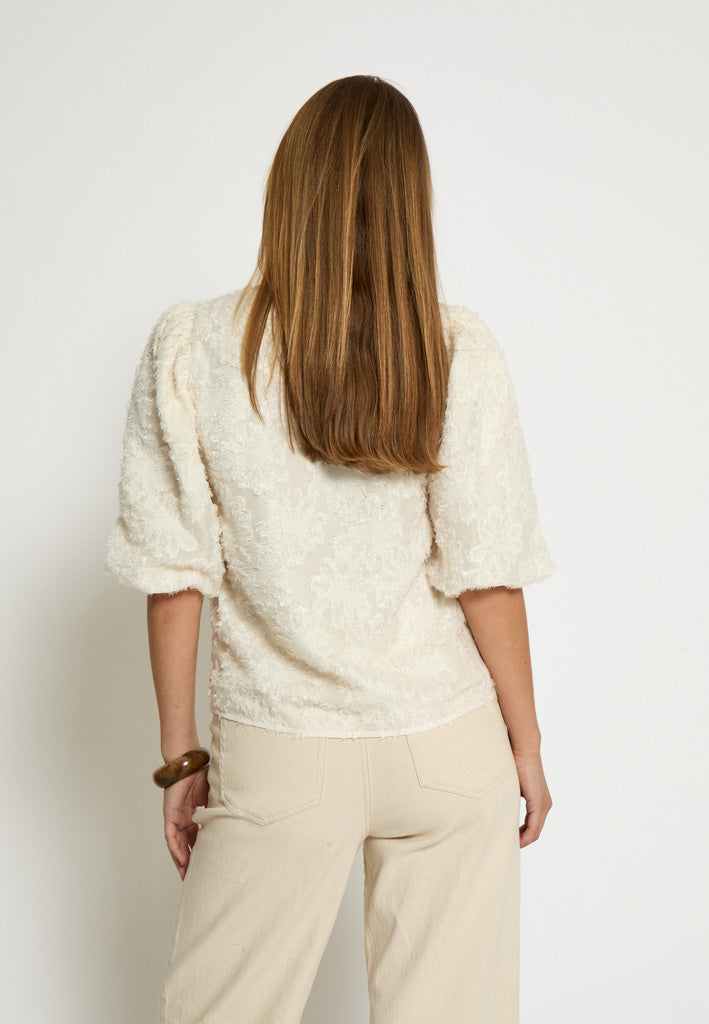 Peppercorn PCIngrid Blouse Blouse 0202 Whitecap Grey