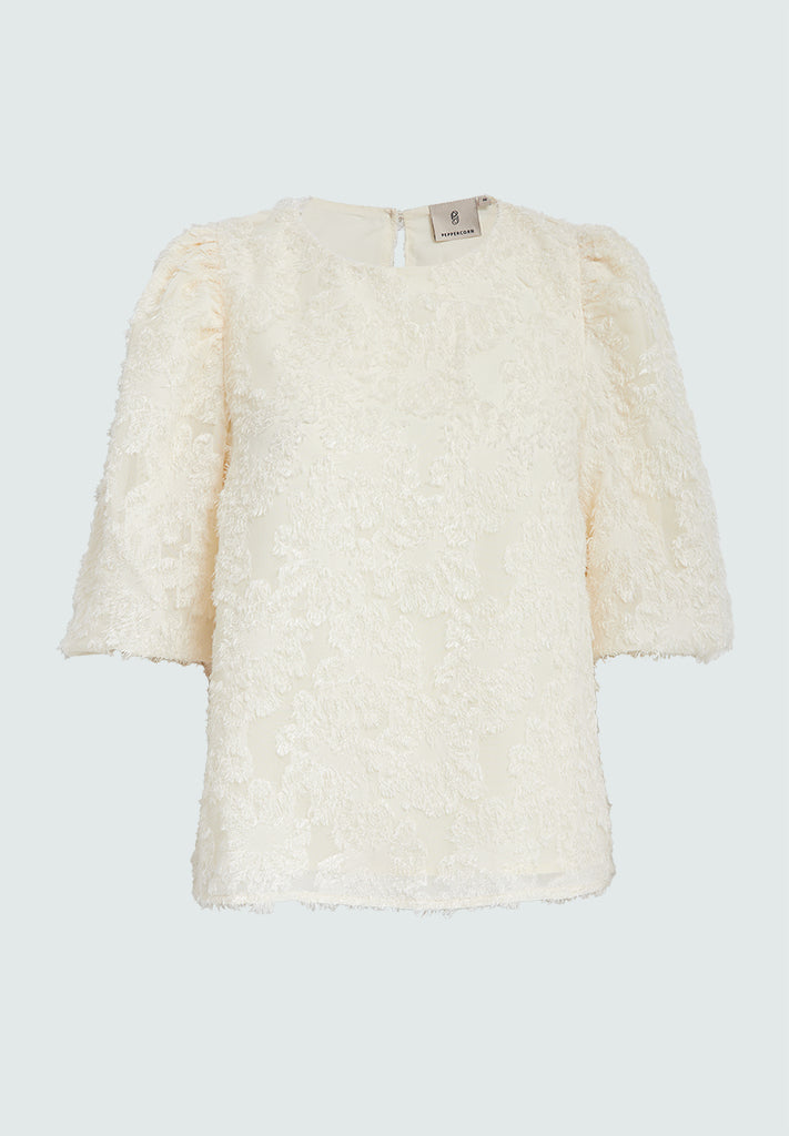 Peppercorn PCIngrid Blouse Blouse 0202 Whitecap Grey