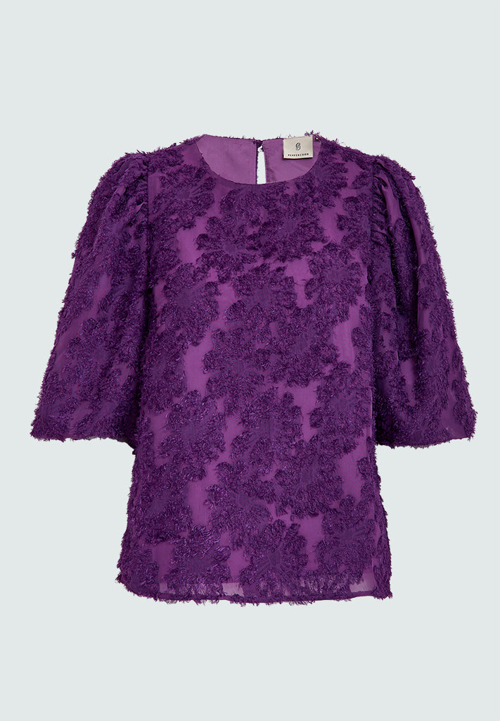Peppercorn PCIngrid Blouse Blouse 7641 SPARKLING GRAPE