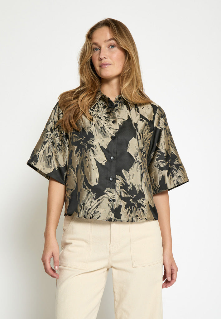 Peppercorn PCIvy Shirt Shirt 9000J Black Jacquard