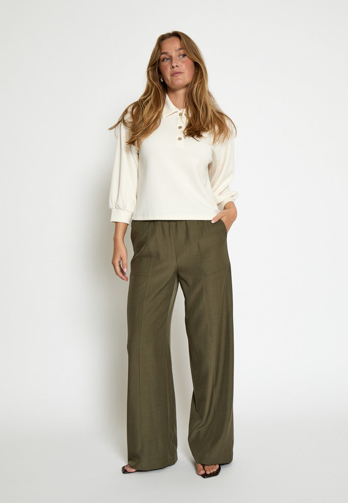 Peppercorn PCJane Pant Pant 3627M Grape Leaf melange