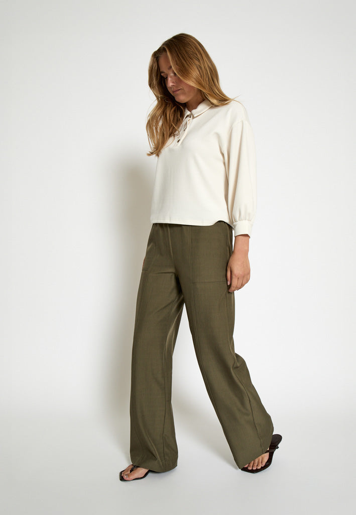 Peppercorn PCJane Pant Pant 3627M Grape Leaf melange