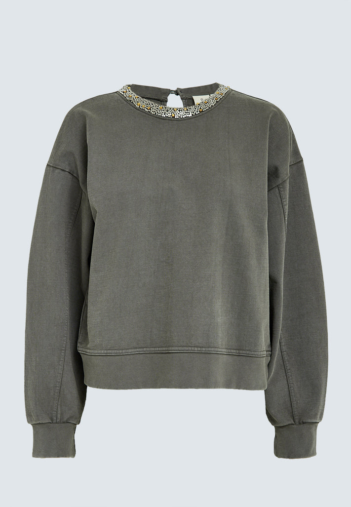 Peppercorn PCJanice Sweatshirt Sweatshirt 3627 Grape Leaf