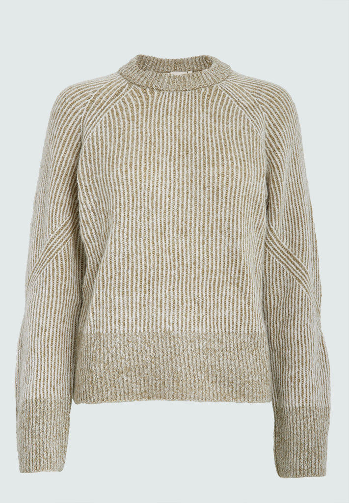 Peppercorn PCJeanette Knit Pullover Pullover 0202S Whitecap Grey Stripe