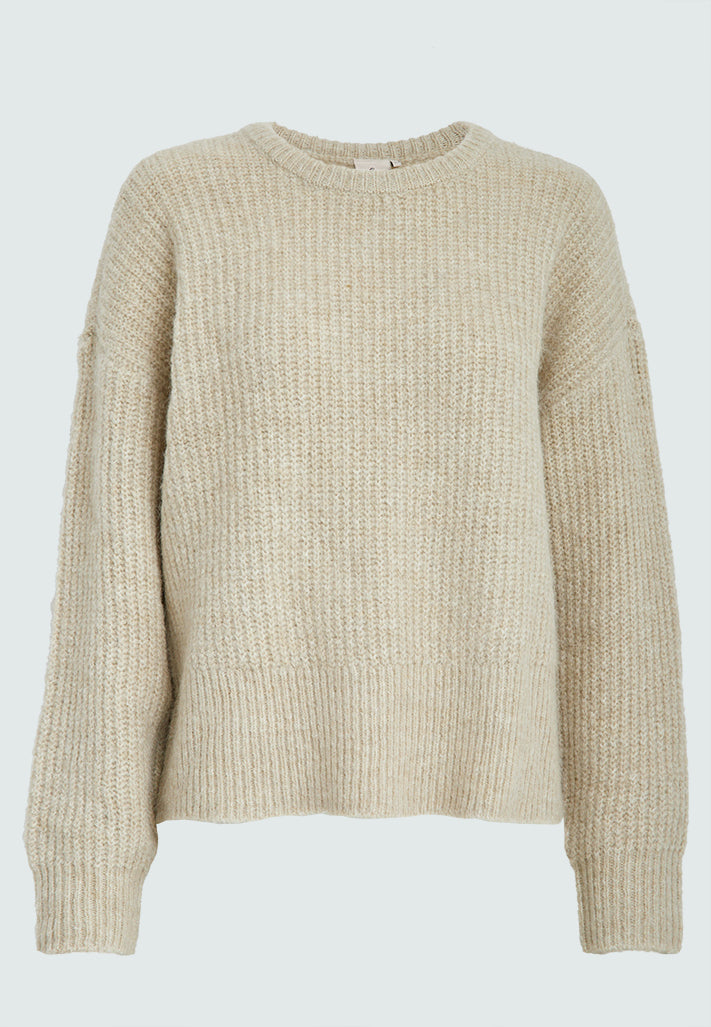 Peppercorn PCJessa GRS Knit Pullover Pullover 2206 Fog Sand