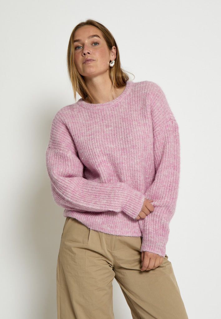 Peppercorn PCJessa GRS Knit Pullover Pullover 4630 Moonlite Mauve Pink