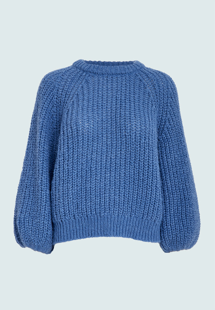 Peppercorn PCJette GRS Knit Pullover Pullover 569 Blue Riverside