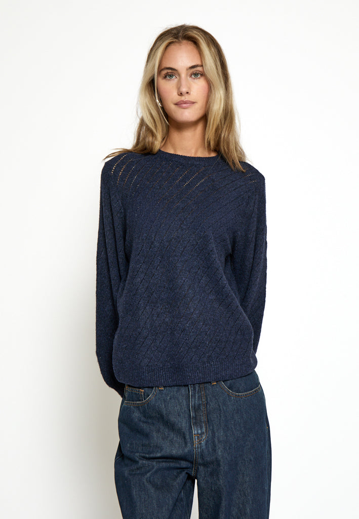 Peppercorn PCJill Knit Pullover Pullover 5270 Black Iris