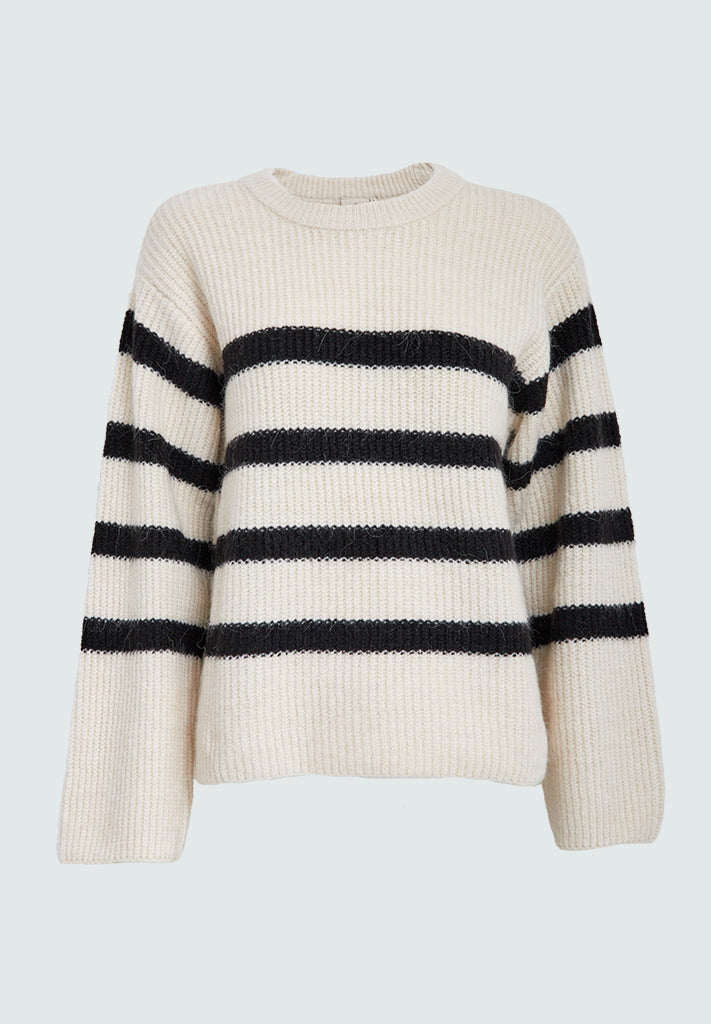Peppercorn PCJillian Knit Pullover Pullover 0202 Whitecap Grey