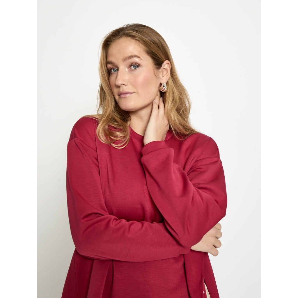 Peppercorn PCJinka Sweatshirt Sweatshirt 4023 Deep Claret Red