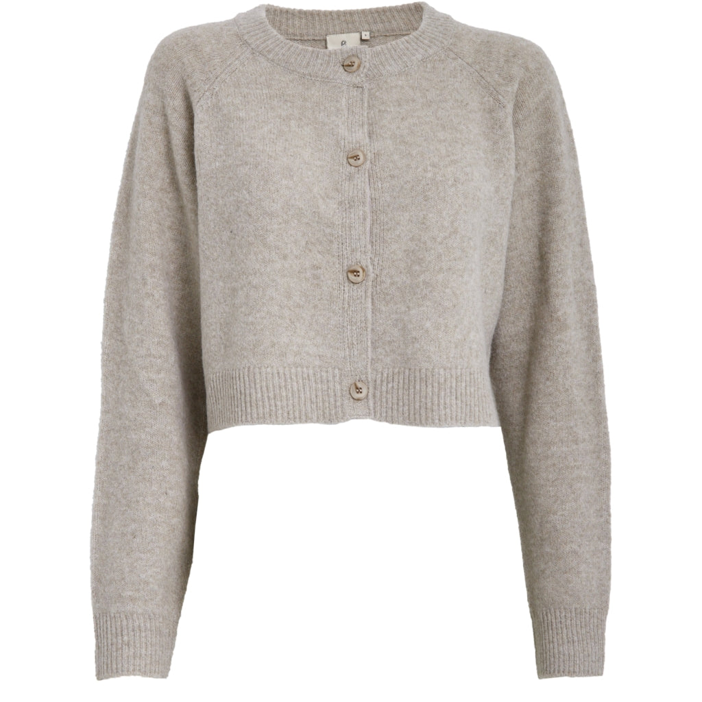 Peppercorn PCJoanna GRS Knit Cardigan Cardigans 4073 Kelp Sand