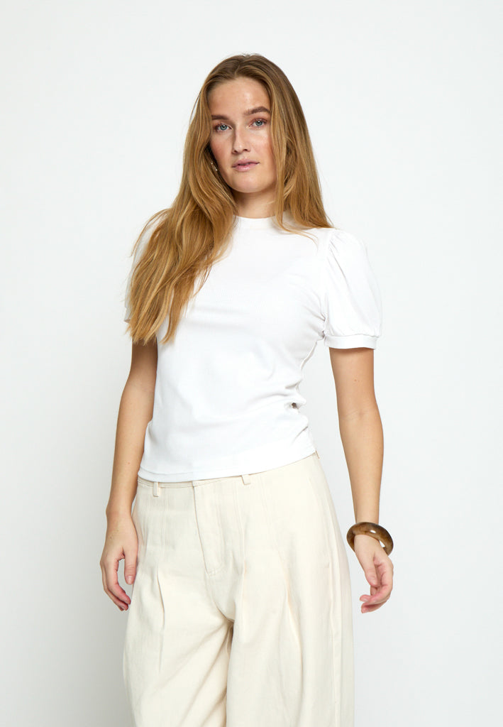 Peppercorn PCJohanna GRS T-shirt T-Shirt 0001 White