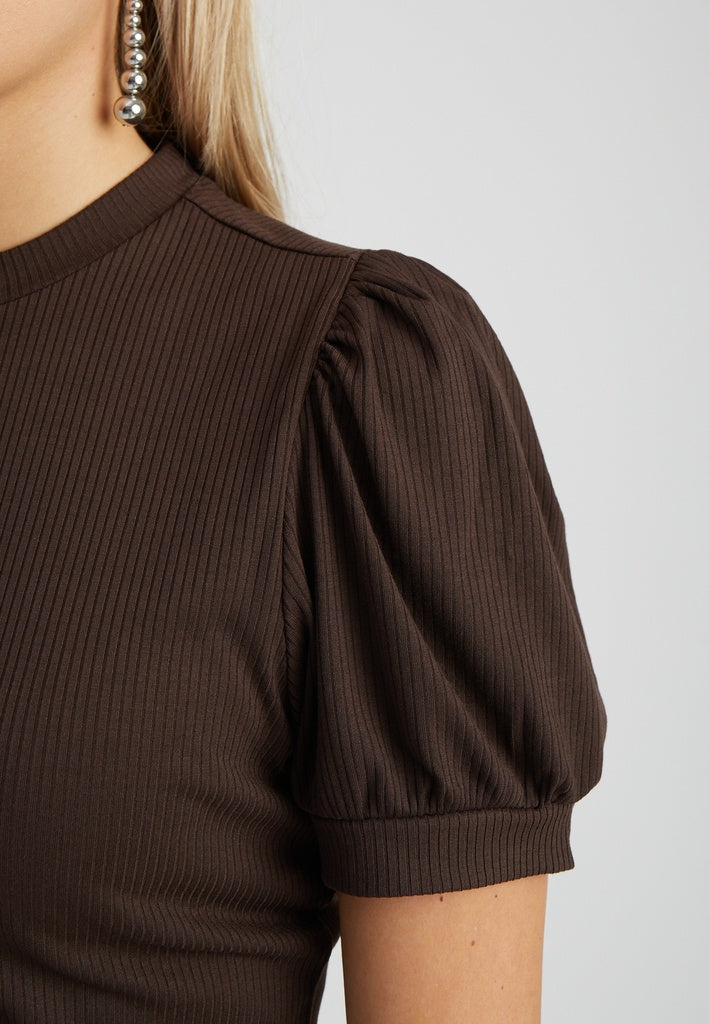 Peppercorn PCJohanna GRS T-shirt T-Shirt 3960 Java Brown