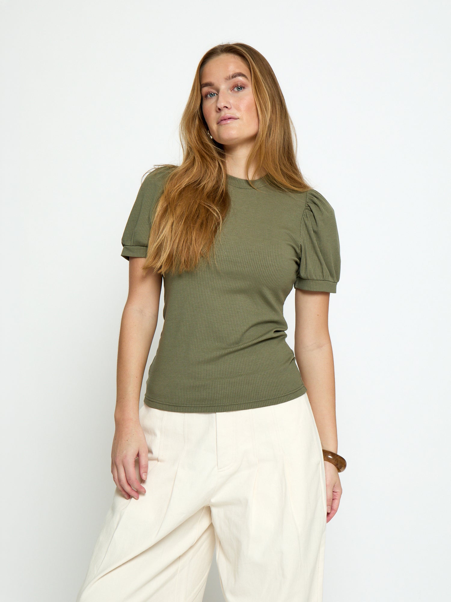 Peppercorn PCJohanna GRS T-shirt T-Shirt 4650 Army green