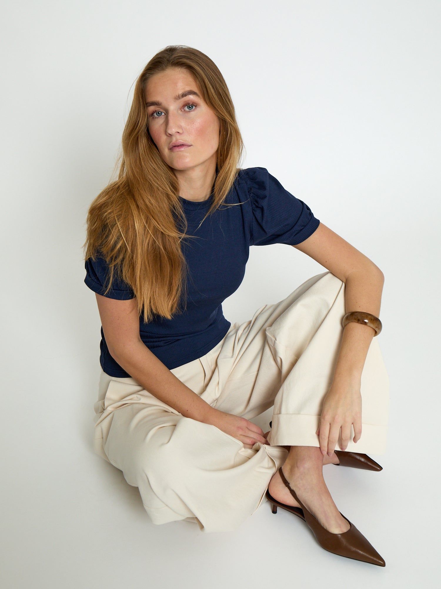 Peppercorn PCJohanna GRS T-shirt T-Shirt 5270 Dark Navy