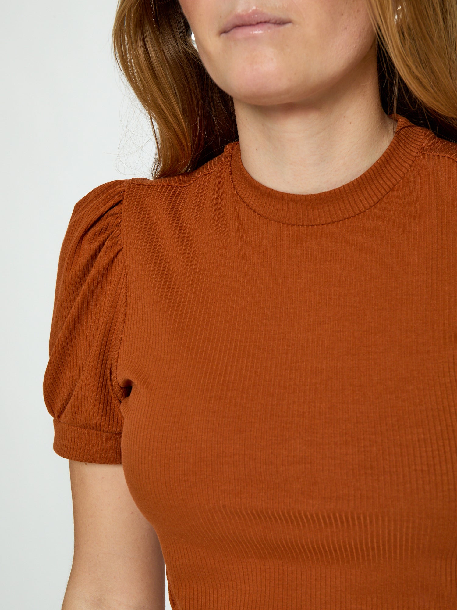 Peppercorn PCJohanna GRS T-shirt T-Shirt 5570 Ginger Bread Brown