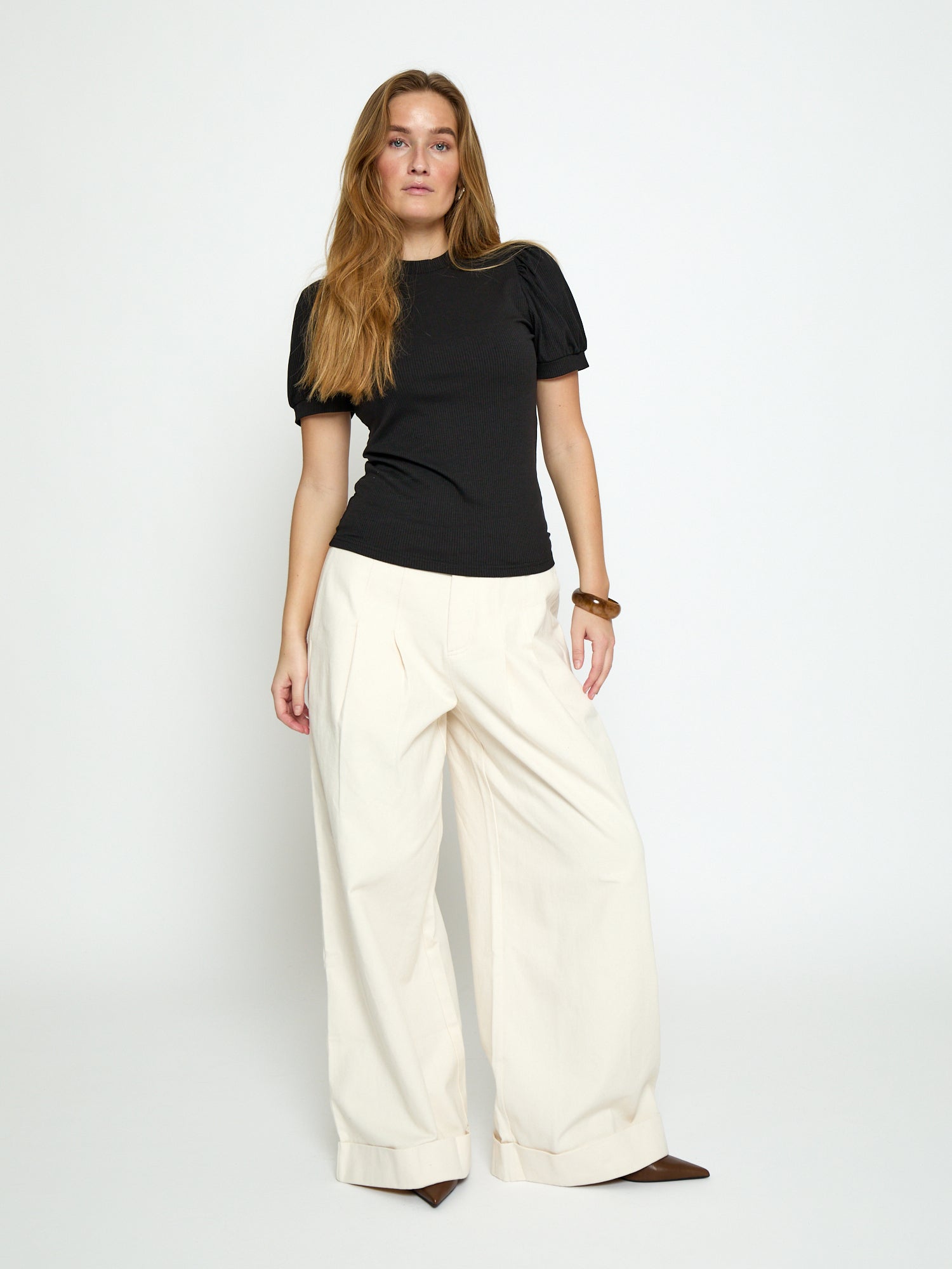 Peppercorn PCJohanna GRS T-shirt T-Shirt 9000 Black
