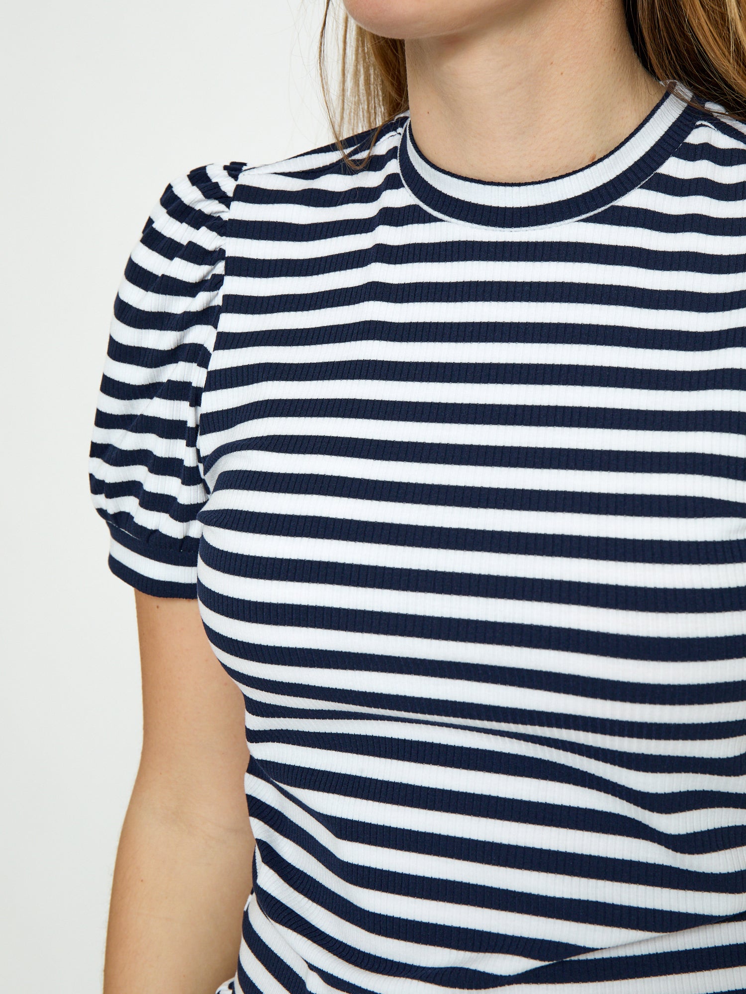 Peppercorn PCJohanna Striped GRS T-shirt T-Shirt 5270S Black Iris Stripe