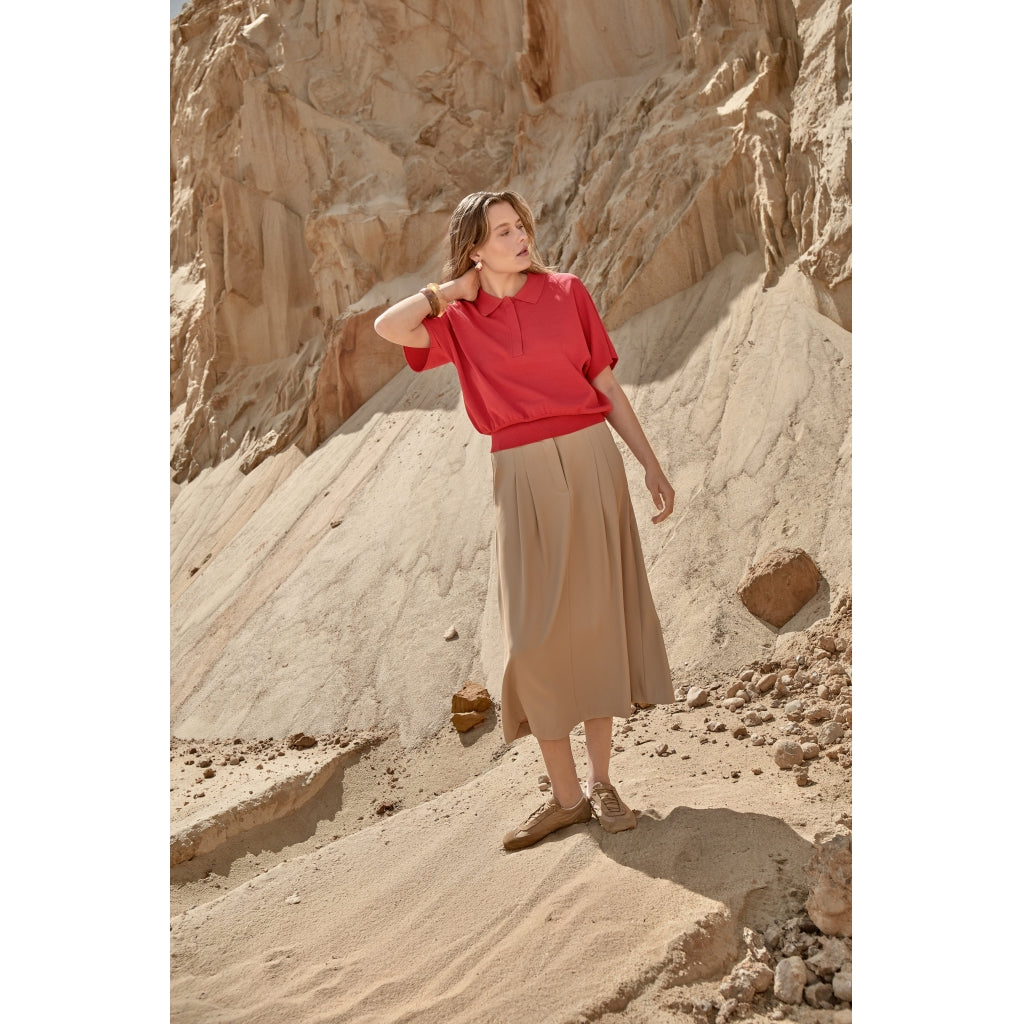 Peppercorn PCJonne Skirt Skirt 326 Incense Beige