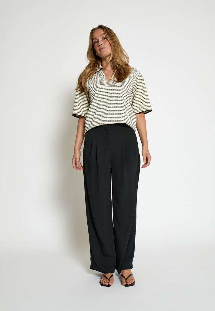 Peppercorn PCJonne Wide pant Pant 9000 Black