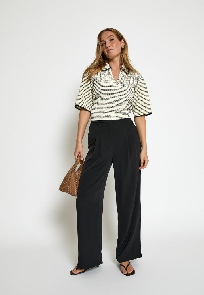 Peppercorn PCJonne Wide pant Pant 9000 Black