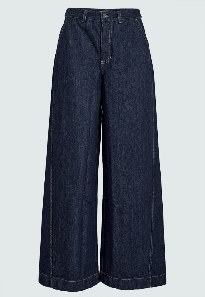 Peppercorn PCJuliana Denim Pant Pant 9610 Mid Blue Denim